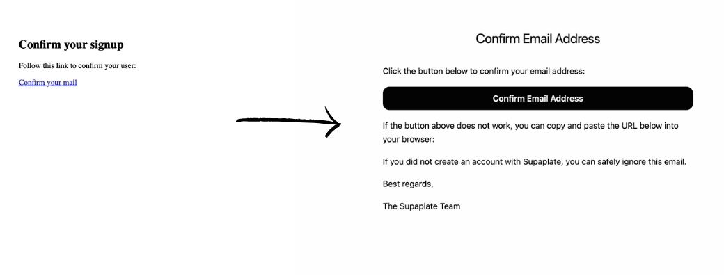 Supabase Email 템플릿